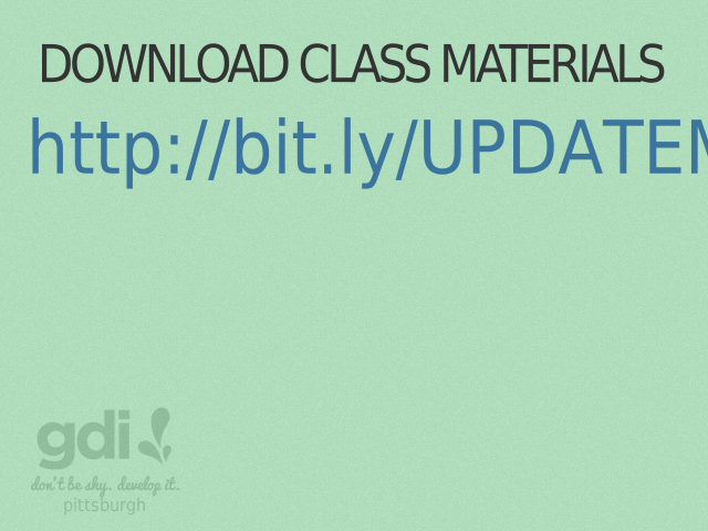 Download Class Materials