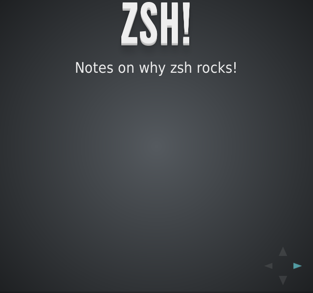 zsh-slides