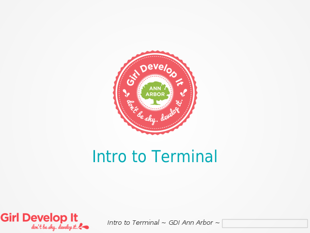 Intro to Terminal