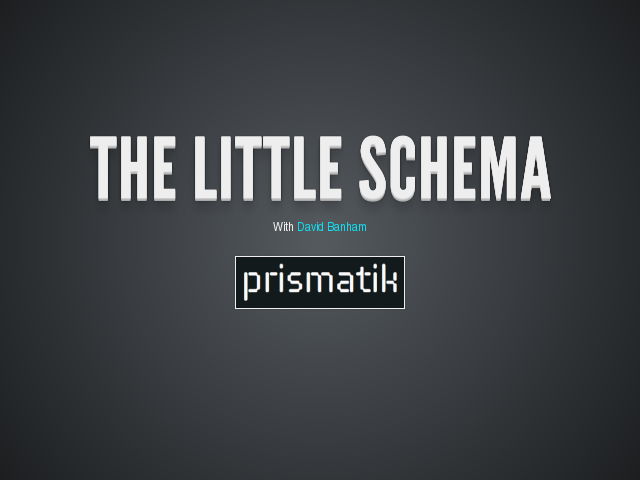 The Little Schema – Stop reinventing wheels – Enter JSON Schema!