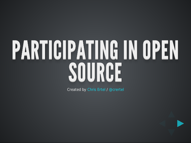 Participating in Open Source – Who am I?