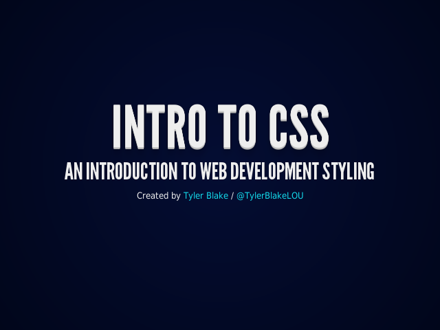 Intro to CSS – An Introduction to Web Development Styling – What is CSS?