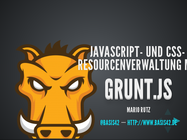 Javascript- und CSS- Resourcenverwaltung mit – grunt.js – Was kann grunt.js für uns tun?