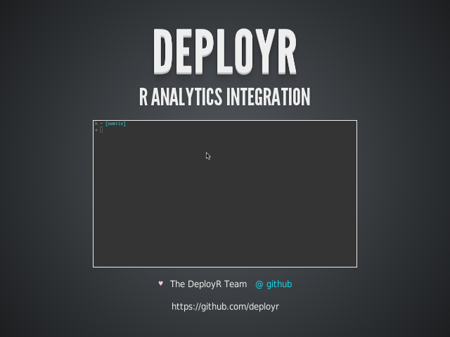 DeployR – R Analytics Integration