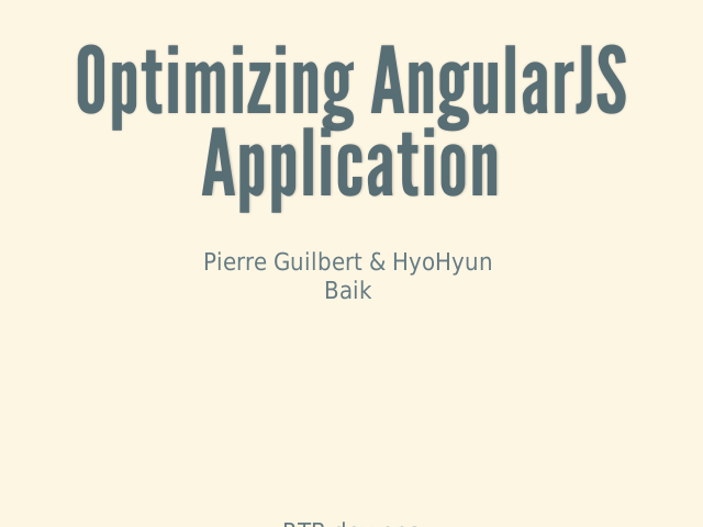 Optimizing AngularJS Application – Chi siamo – di giorno