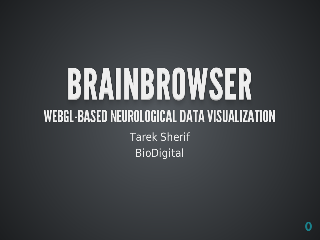 BrainBrowser – WebGL-based Neurological Data Visualization