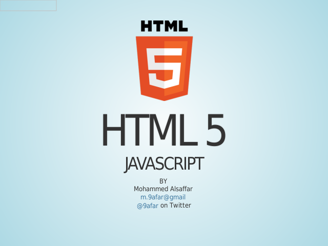 HTML 5 – JavaScript – Objects