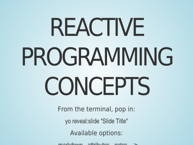 reactive-programming-talk