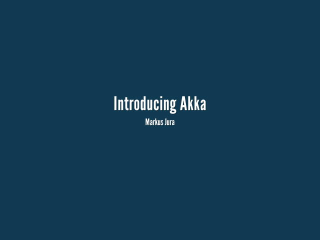 akka-intro-hands-on-slides