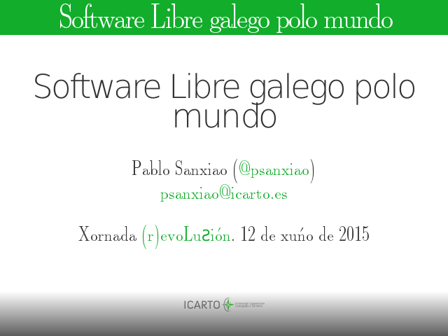 Software Libre galego polo mundo