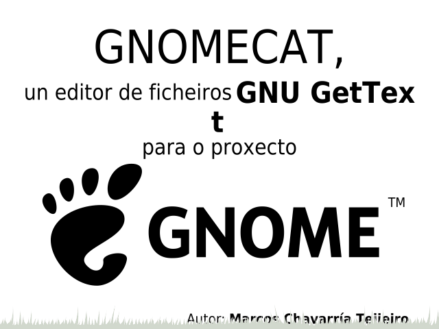 GNOMECAT, – un editor de ficheiros – GNU GetText