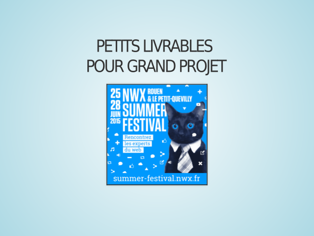 Petits livrables pour grand projet –  Qui suis-je ?  – Freelance