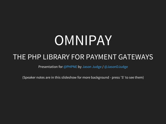 OmniPay – The PHP Library for Payment Gateways – Official Gateways (1)