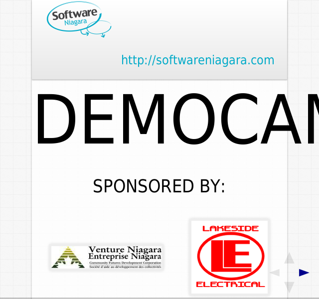 Software Niagara – DemoCamp