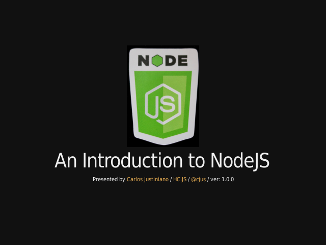 An Introduction to NodeJS