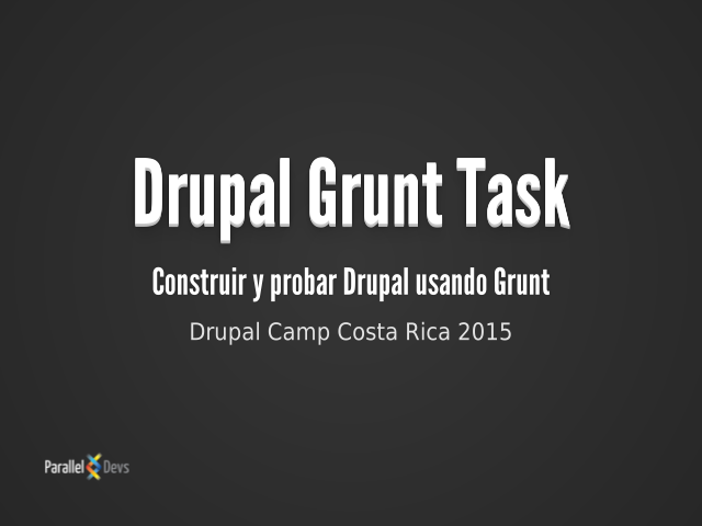 Drupal Grunt Task – Construir y probar Drupal usando Grunt – Construyendo Drupal