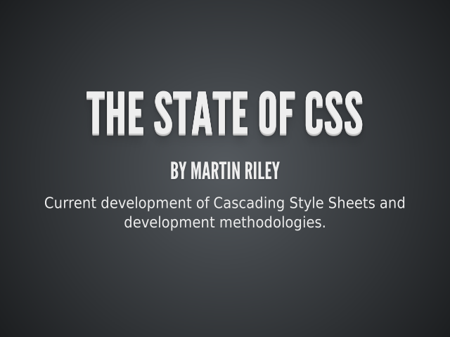 The trouble with CSS... – The language – CSS Precomilers