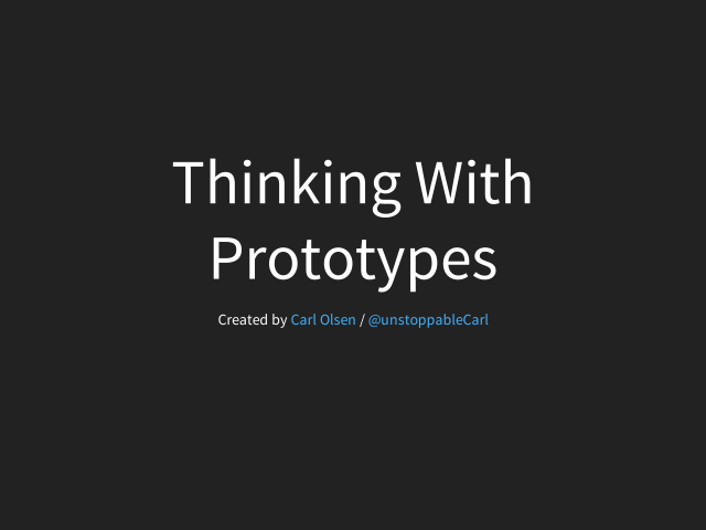 Thinking With Prototypes – Subtyping Ineritance (Classical) – Implementation Inheritance (Prototypal)