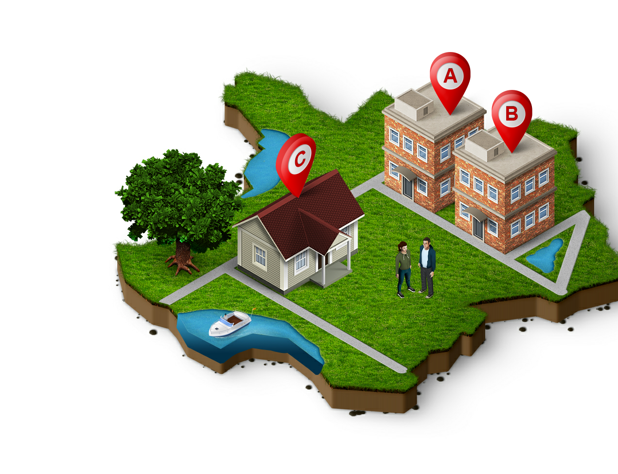 Interactive-3D-Isometric-Map