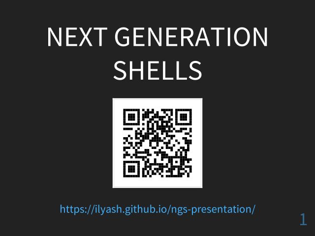 Next generation shells – History – Why shell scripting?