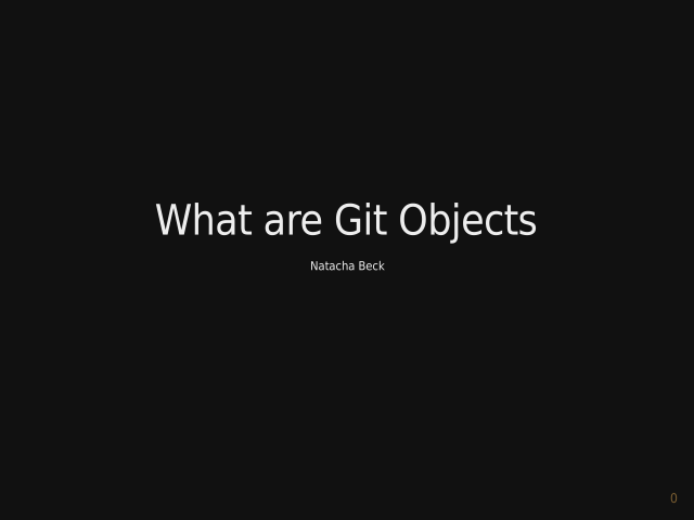 What are Git Objects – Object Storage