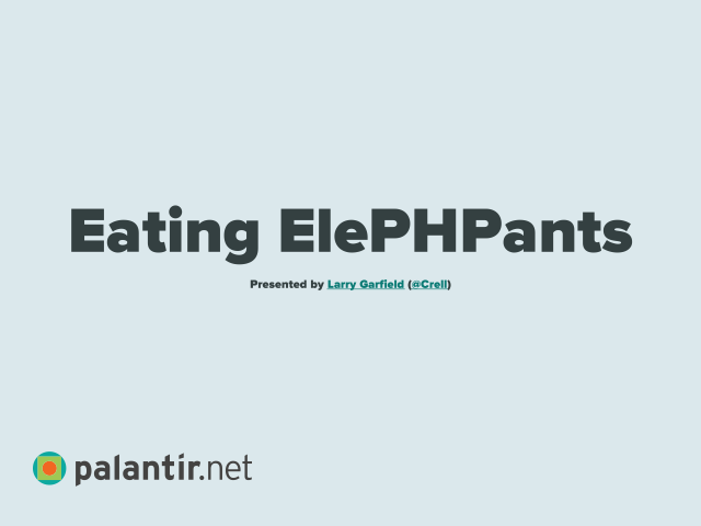 Eating ElePHPants