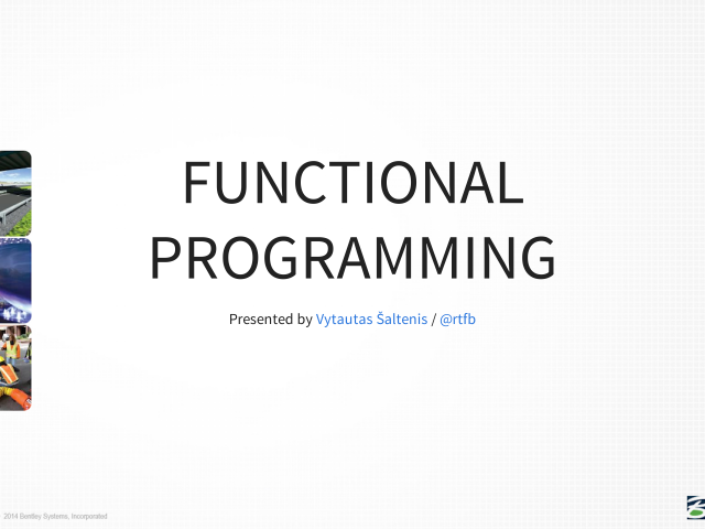 Functional Programming – Let's see some Python code: – Unix