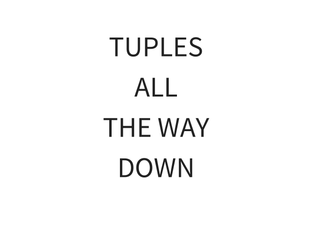 Tuples – All – The Way