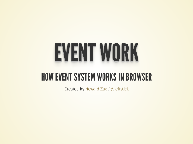 Event Work – How Event system works in Browser – Propagation