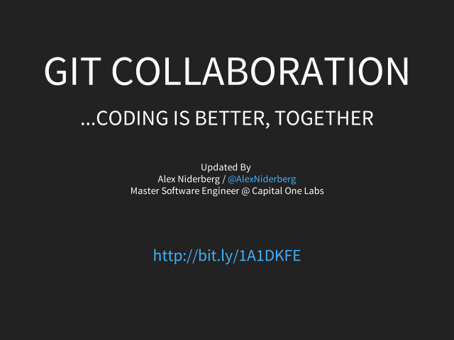 Git Collaboration – ...Coding is better, together – Software Development Life Cycle