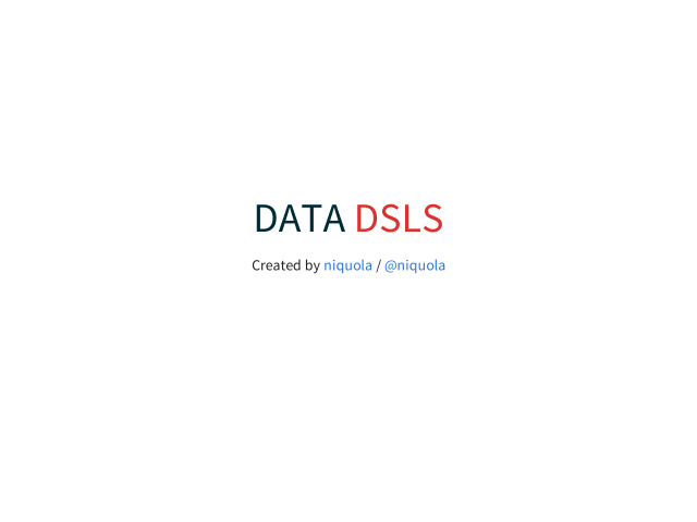 Data DSLs