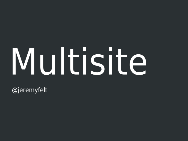 Multisite