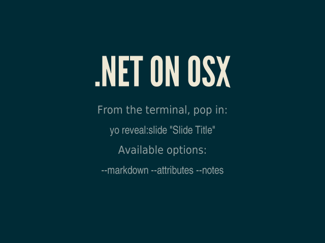 dot-net-on-osx