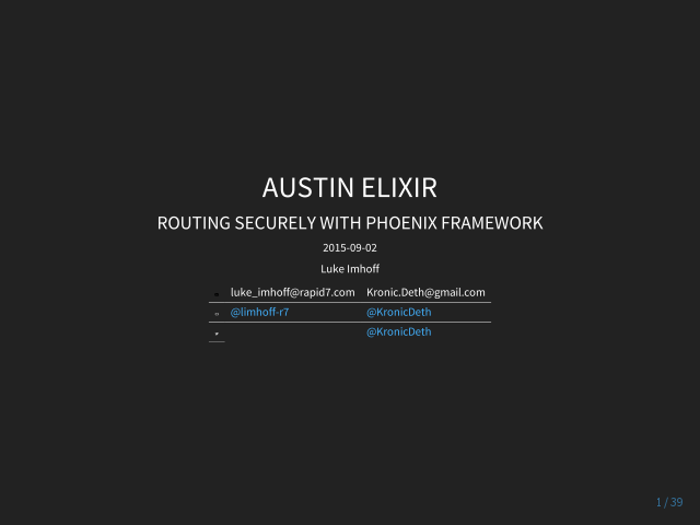 Austin Elixir – Routing Securely with Phoenix Framework – Installation