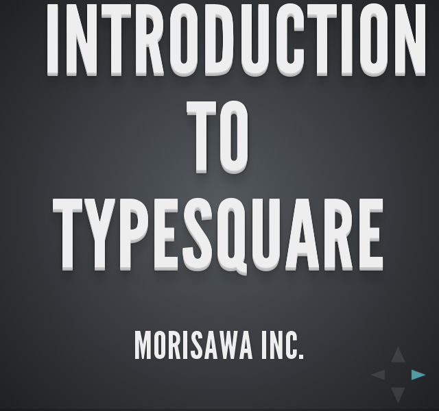 Introduction – to – TypeSquare