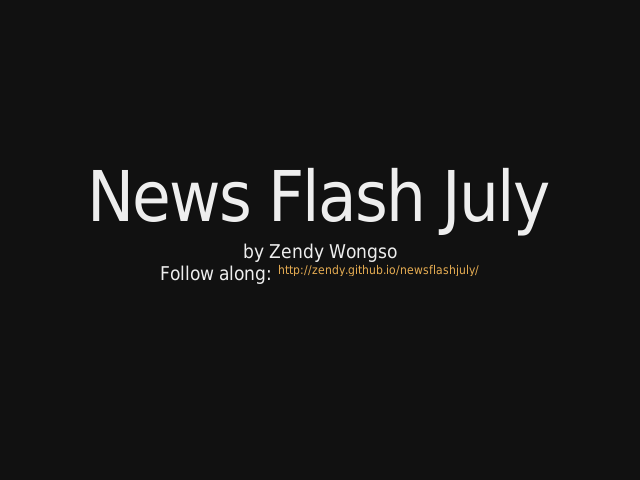 News Flash July – Tips n Tricks – Tools