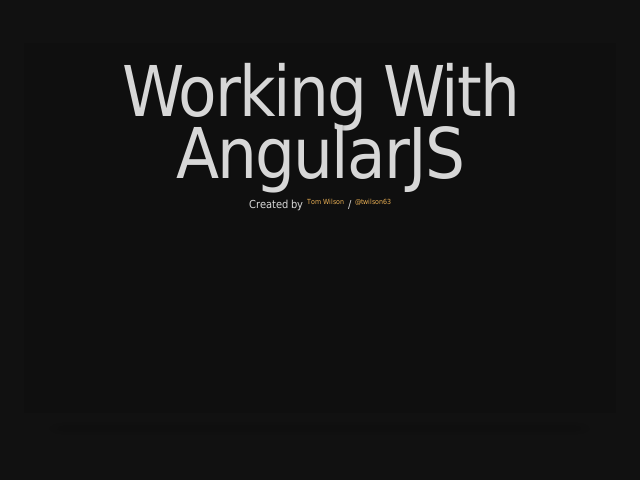 Working With AngularJS – ui-bootstrap