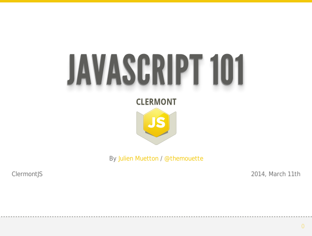 Javascript 101