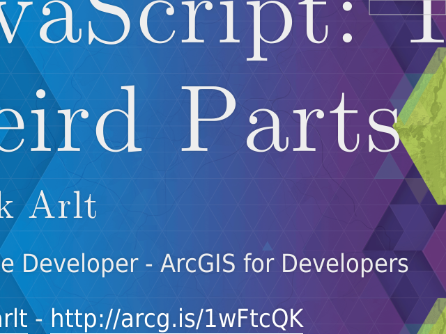 JavaScript: The Weird Parts – Patrick Arlt