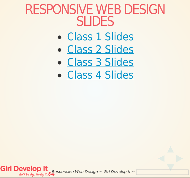 Responsive Web Design Slides
