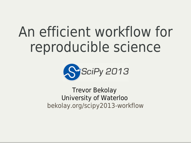 scipy2013-workflow