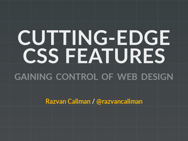 Cutting-edge CSS Features – Gaining control of Web Design – CSS Masking