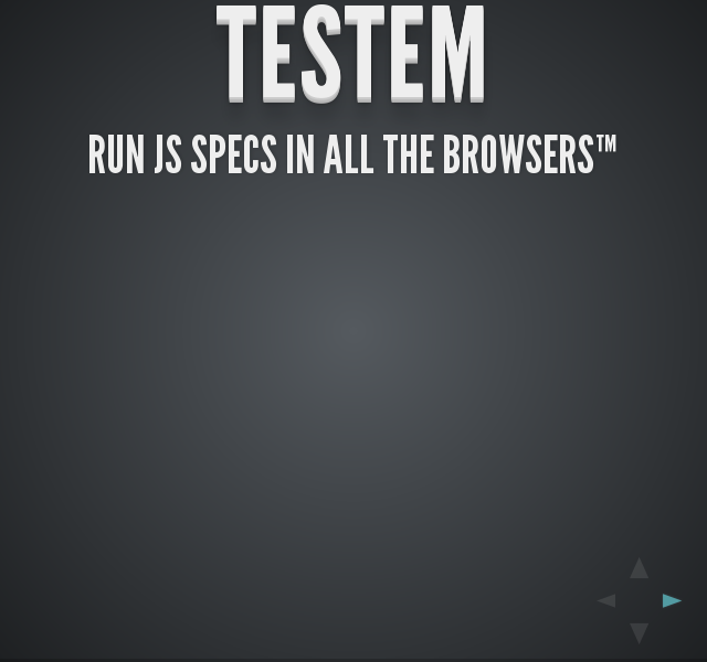 Testem – Run JS specs in All The Browsers™